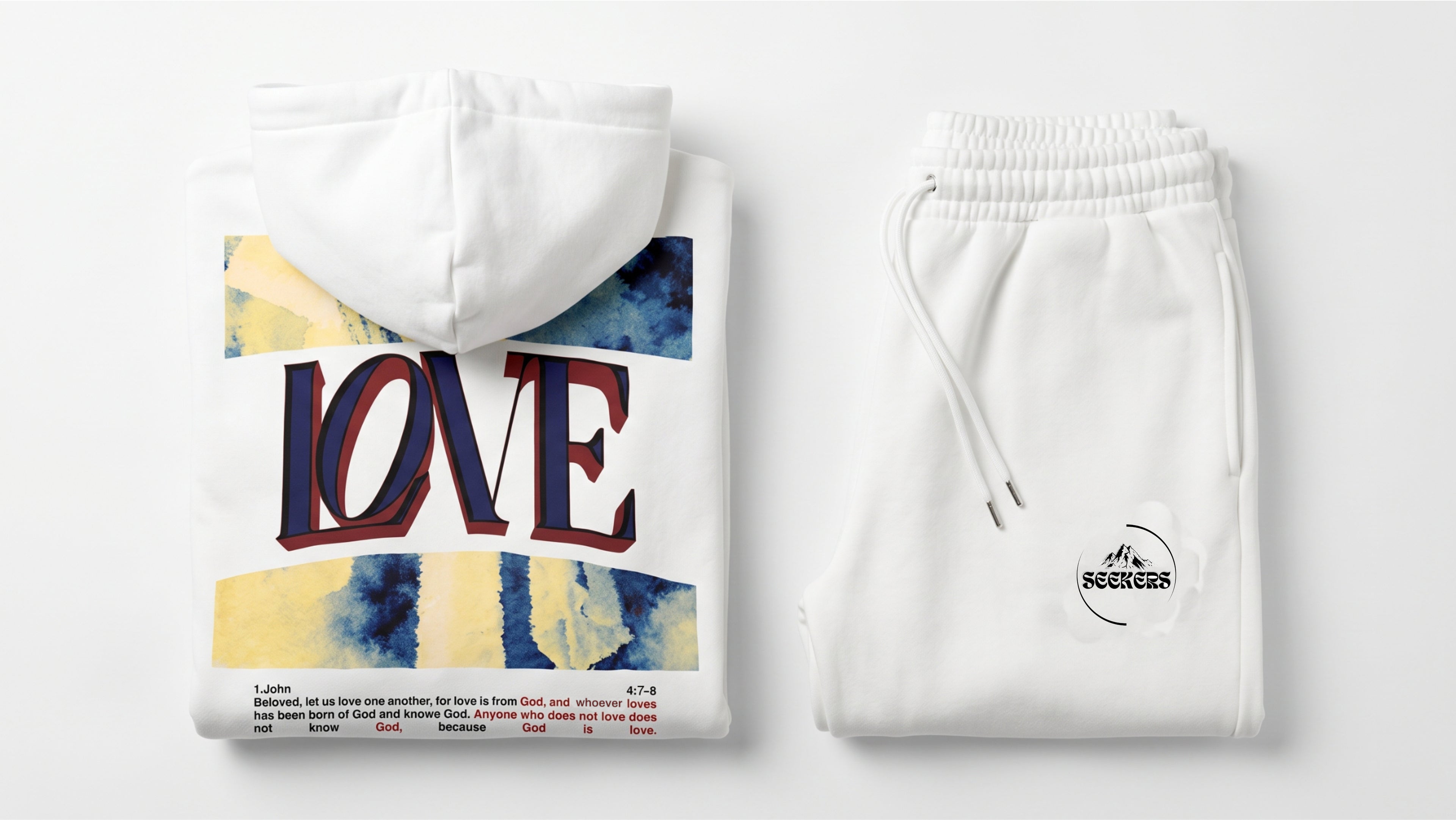 LOVE 400GSM HEAVYWEIGHT COMPLETE SET 1 John 4:7-8