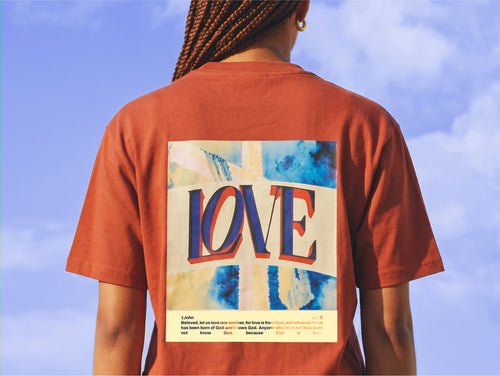 LOVE 310GSM HEAVYWEIGHT T-SHIRT
1 John 4:7-8