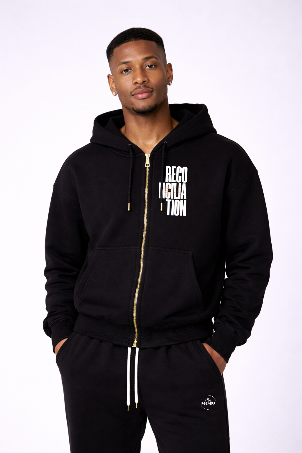 RECONCILIATION- Signature 500GSM Double Zip Hoodie