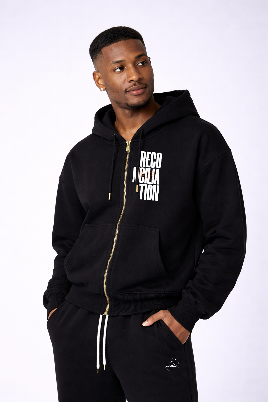 RECONCILIATION- Signature 500GSM Double Zip Hoodie